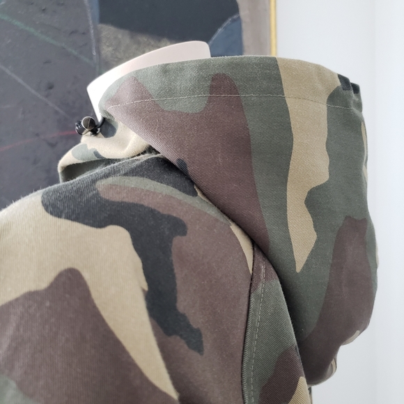 Hip and Bone | Pull-over Camo Hoodie Jacket - Anorak - Picture 8 of 16